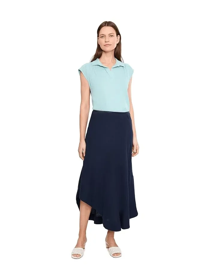 Юбка миди льняная Long Engagement Rumba Linen Skirt NIC+ZOE — изображение 2 из 5, индиго мульти