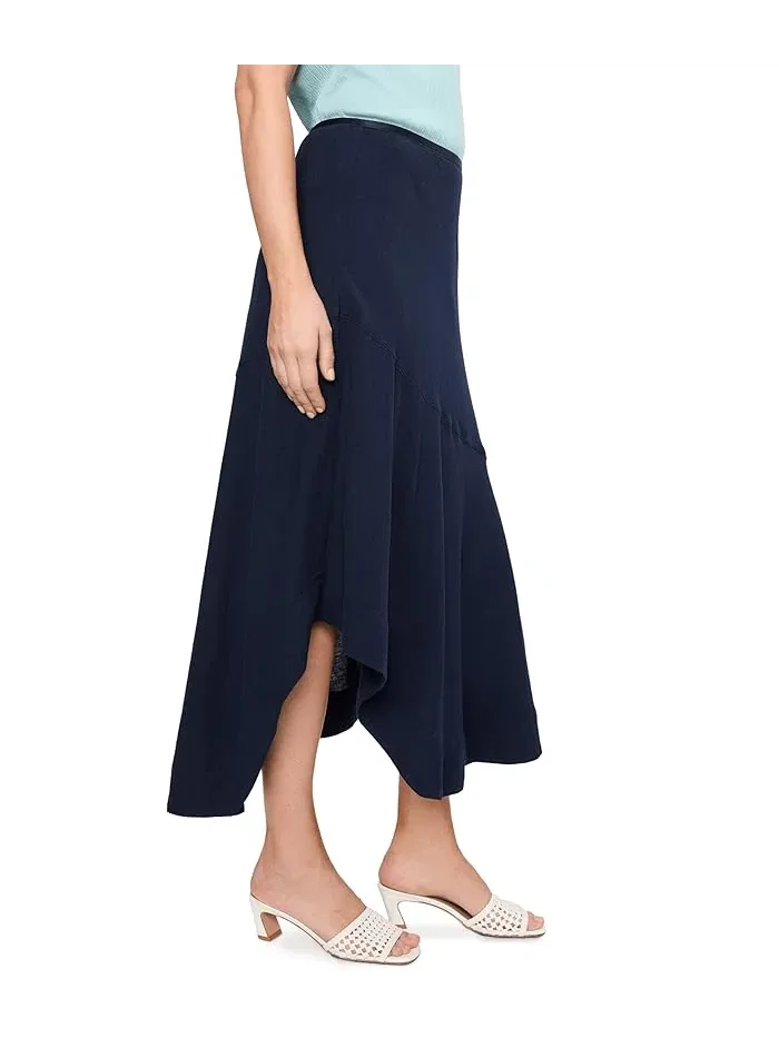 Юбка миди льняная Long Engagement Rumba Linen Skirt NIC+ZOE — изображение 3 из 5, индиго мульти