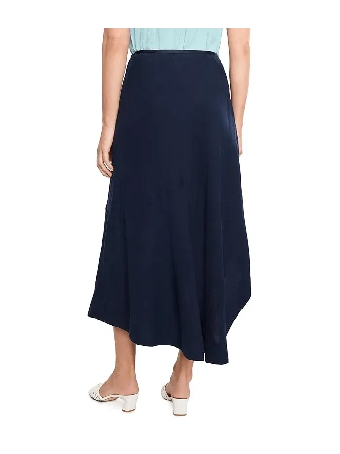 Юбка миди льняная Long Engagement Rumba Linen Skirt NIC+ZOE — изображение 4 из 5, индиго мульти