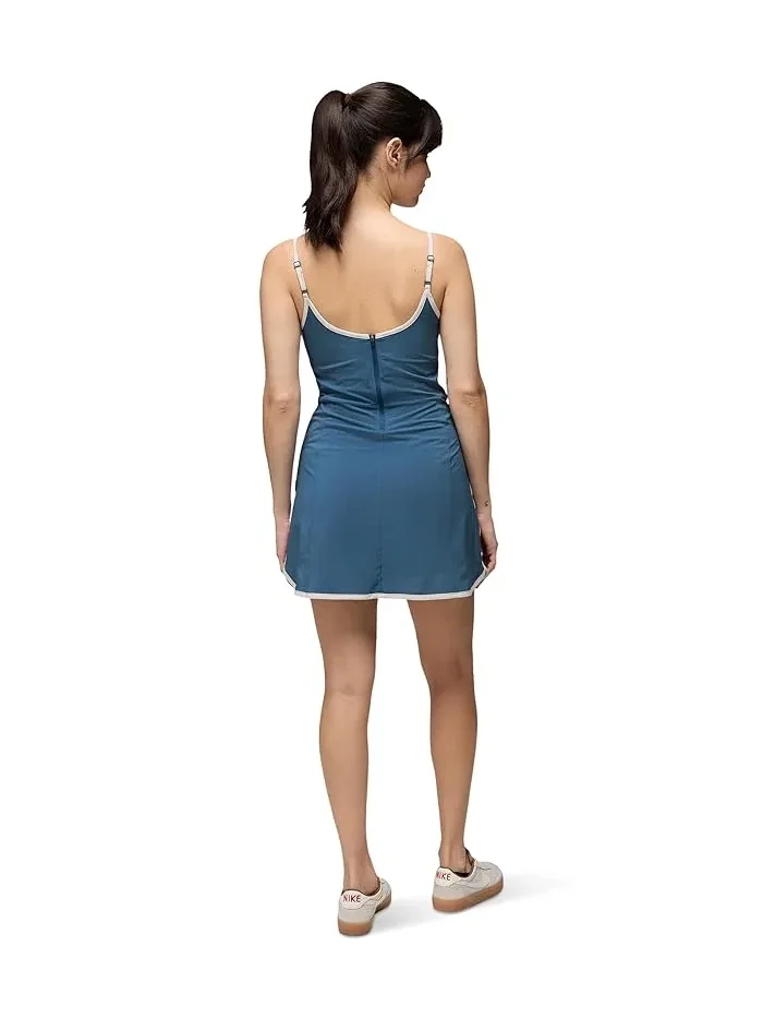 Платье с воланами Railay Scallop Dress Prana — изображение 2 из 5, синий