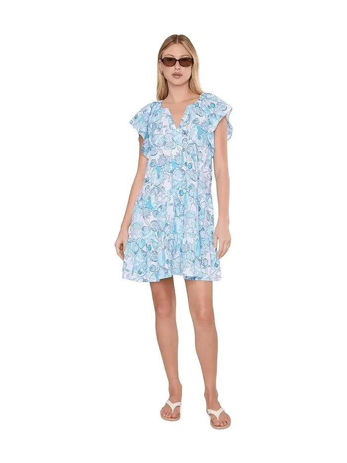 Платье льняное Norella Lilly Pulitzer — изображение 2 из 5, белый