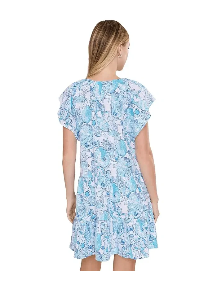 Платье льняное Norella Lilly Pulitzer — изображение 4 из 5, белый
