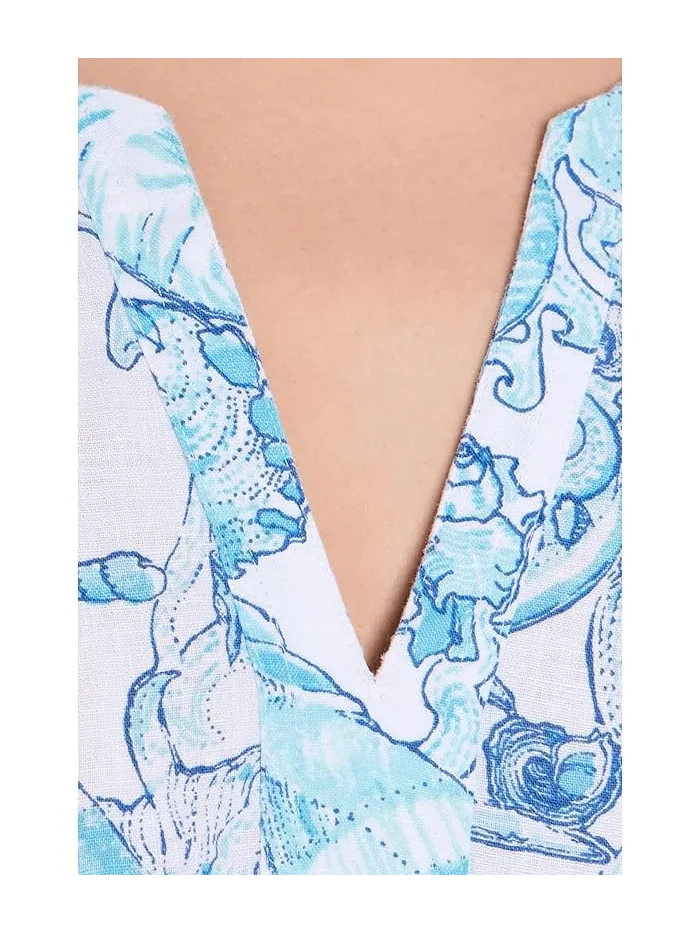 Платье льняное Norella Lilly Pulitzer — изображение 5 из 5, белый