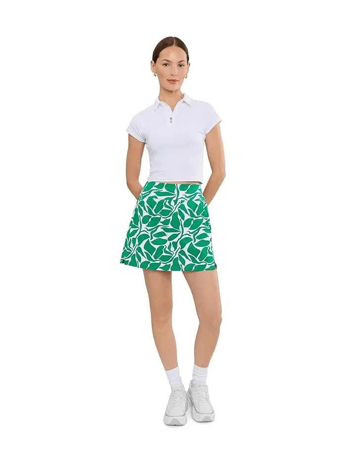 Юбка мини TravisMathew Moveknit Game Set — изображение 2 из 5, зеленый мульти