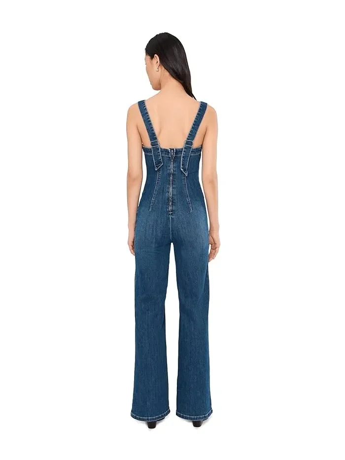 Комбинезон джинсовый Suns Out Free People, Erica — изображение 4 из 5, фиолетовый