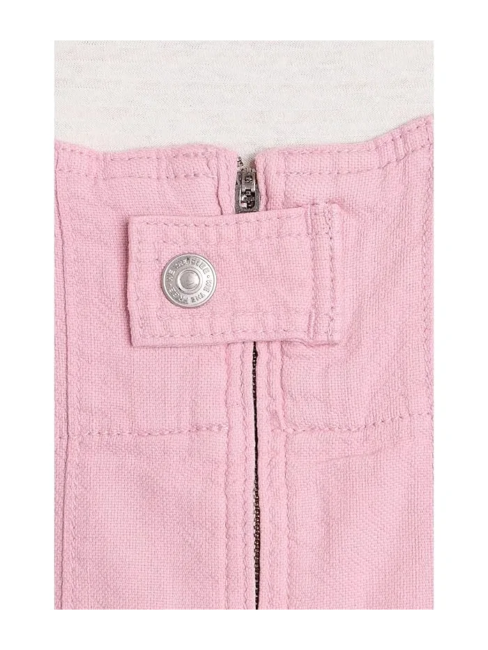 Комбинезон джинсовый Jude Free People — изображение 5 из 5, розовый