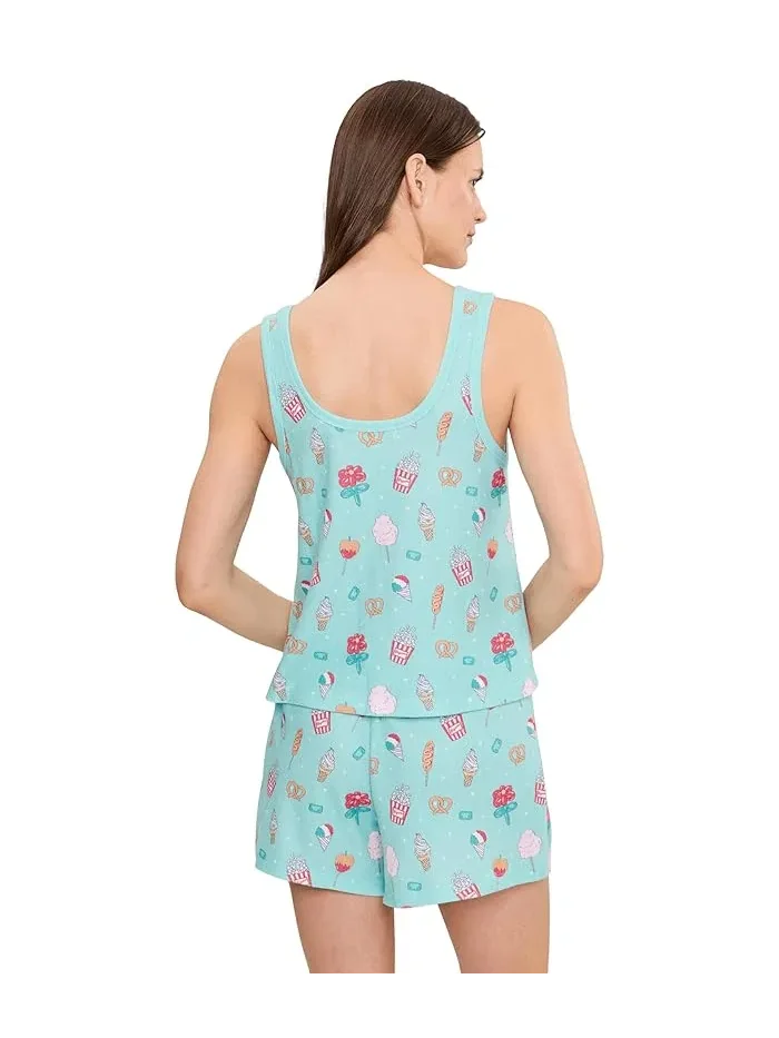 Пижама с принтом собак Boyfriend Boxers Pajama Set P.J. Salvage — изображение 3 из 5, серый