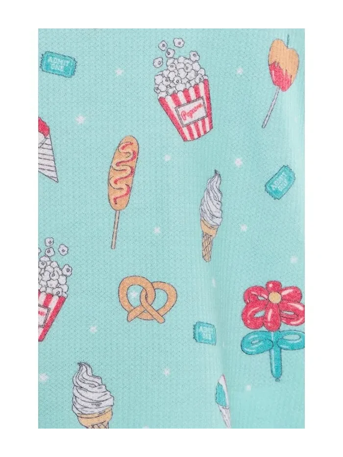 Пижама с принтом собак Boyfriend Boxers Pajama Set P.J. Salvage — изображение 5 из 5, серый