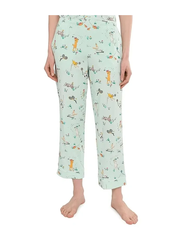 Пижама хлопковая укороченная Bedhead PJs, Lawn Games — изображение 4 из 5, газон для игр