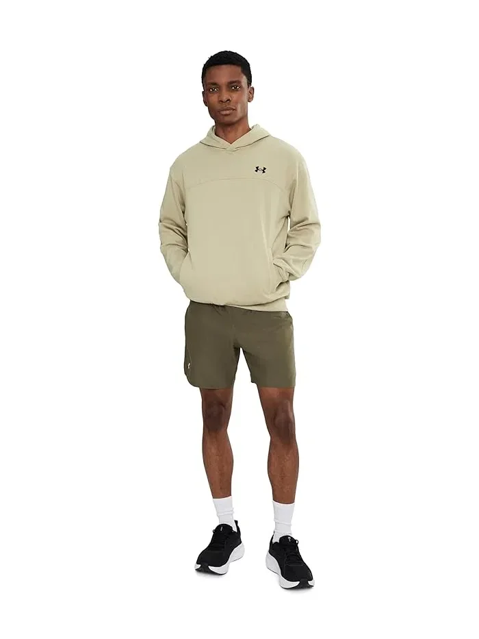 Худи Rival Lightweight Under Armour — изображение 2 из 5, хаки/черный