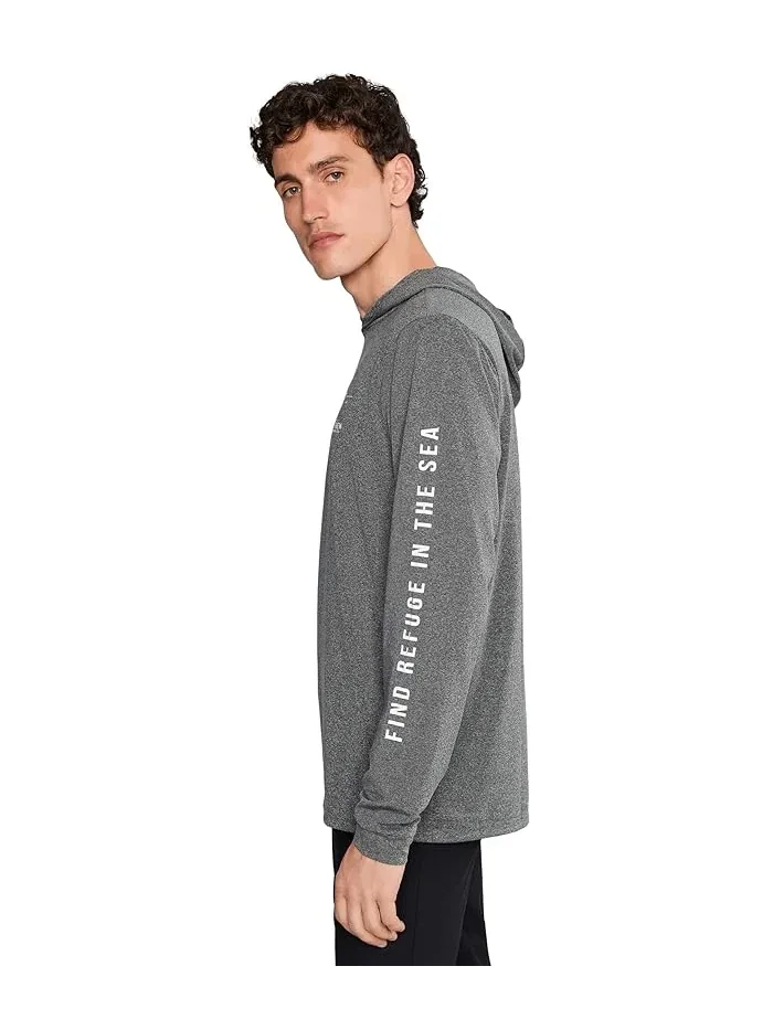 Худи Salty Crew Surface Hood Sunshirt — изображение 3 из 5, темно-серый