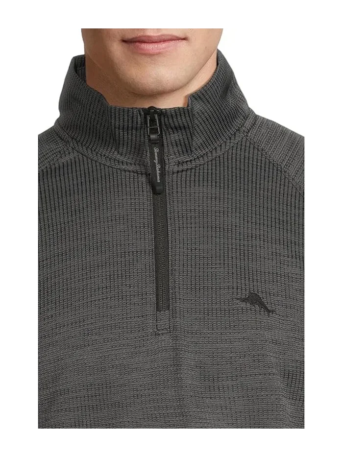 Худи Tommy Bahama Palm Pro 1/2 Zip — изображение 4 из 5, черный