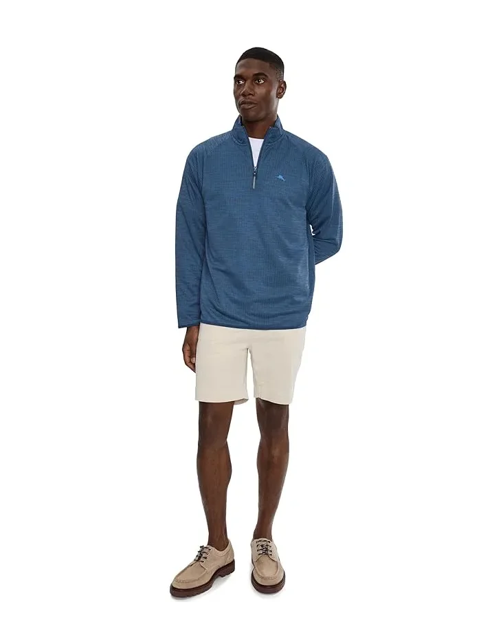 Худи Tommy Bahama Palm Pro Half Zip, Maritime — изображение 2 из 5, голубой