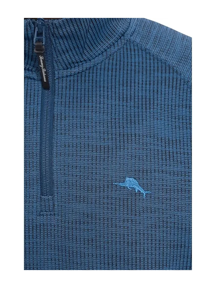 Худи Tommy Bahama Palm Pro Half Zip, Maritime — изображение 5 из 5, голубой