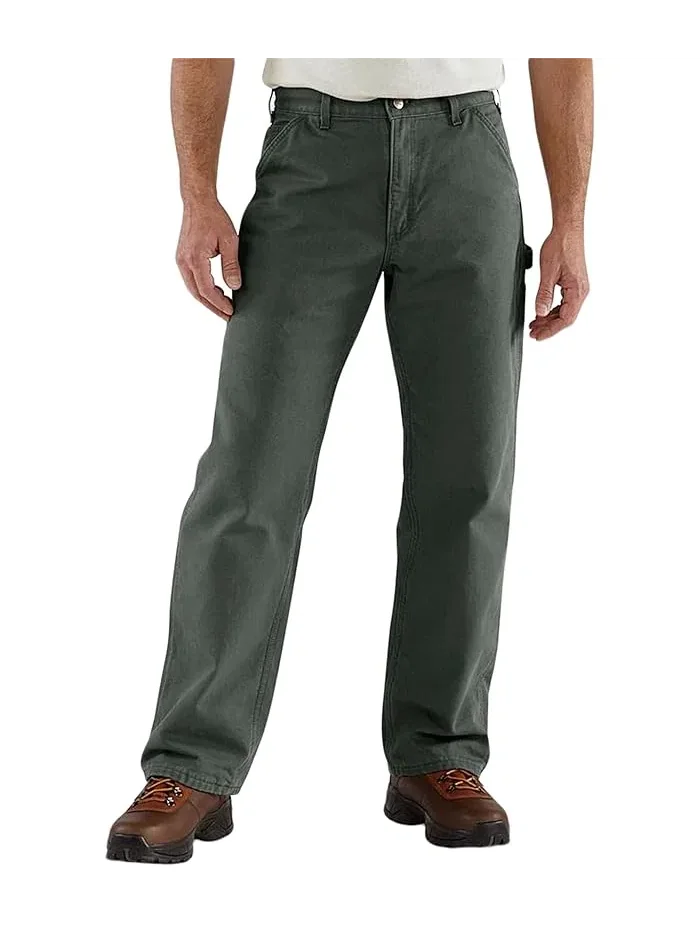 Рабочие брюки утепленные фланелью Washed Duck Dungaree Carhartt