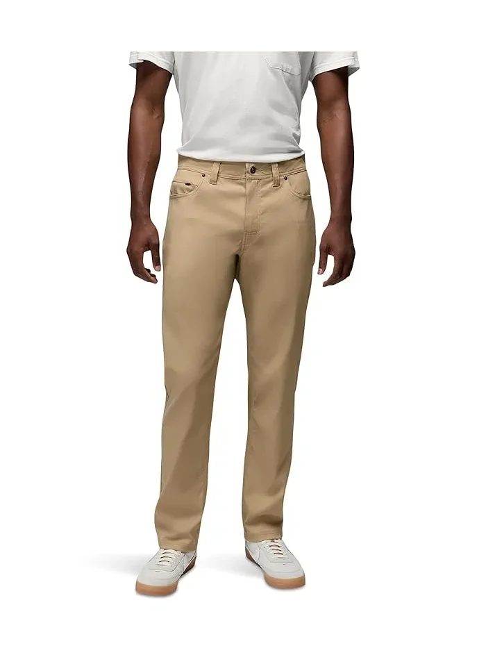 Штаны с пятью карманами Stretch Zion 5 Pocket St Prana — изображение 1 из 5, бежевый