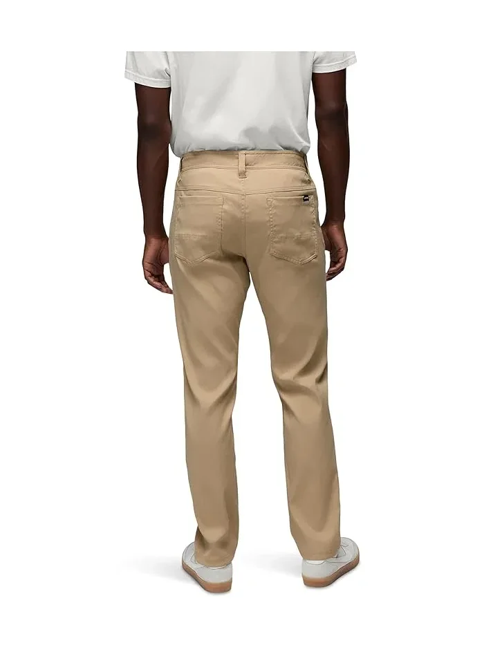 Штаны с пятью карманами Stretch Zion 5 Pocket St Prana — изображение 3 из 5, бежевый