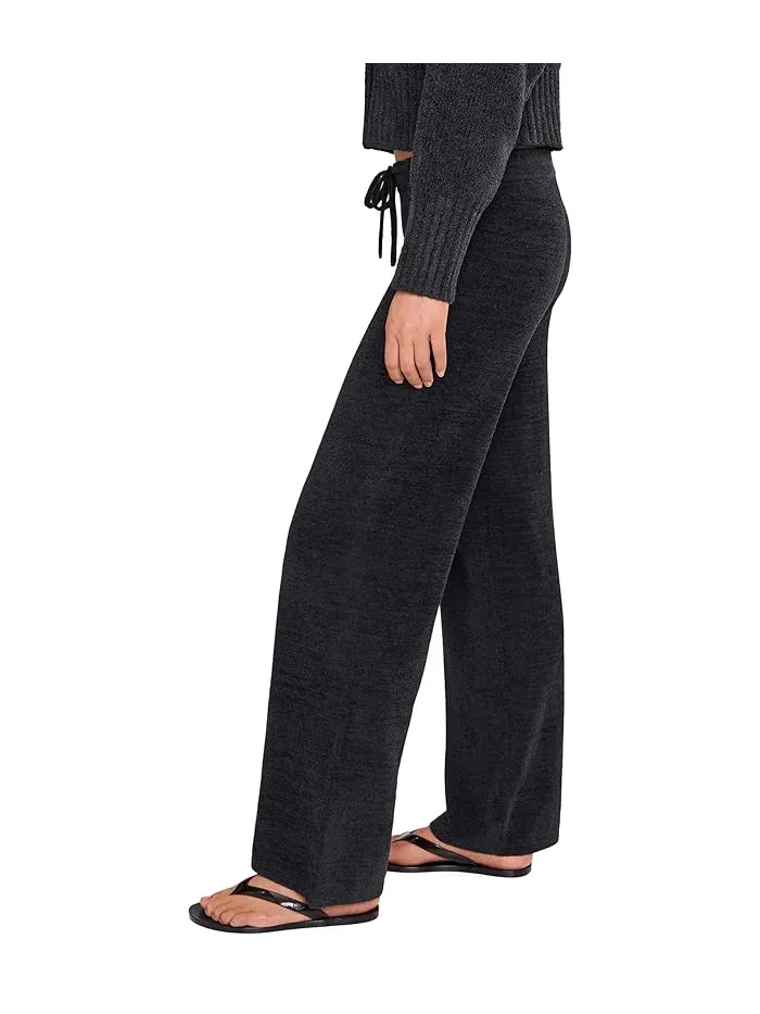 Штаны CozyChic Ultra Lite Tie Waist Relaxed Barefoot Dreams — изображение 3 из 5, черный