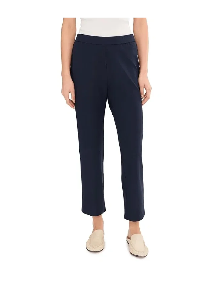 Брюки из стрейч-крепа Washable Stretch Crepe Ankle Kick Pants Eileen Fisher