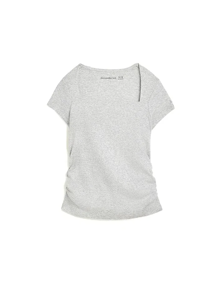 Топ Ava с коротким рукавом Abercrombie Kids