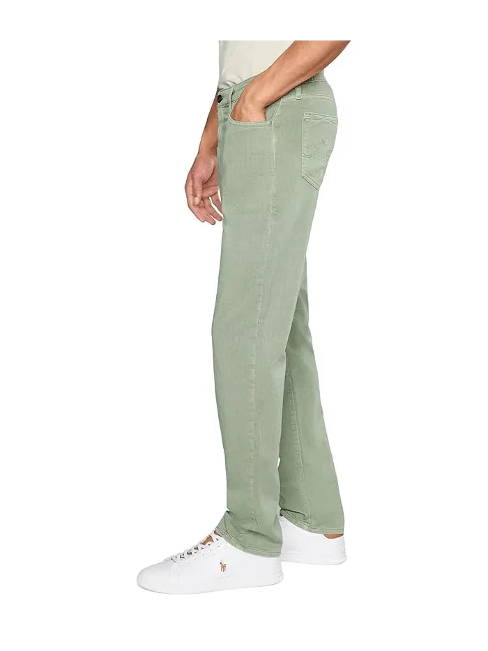 Джинсы прямые зауженные Everett AG Jeans — изображение 3 из 5, зеленый