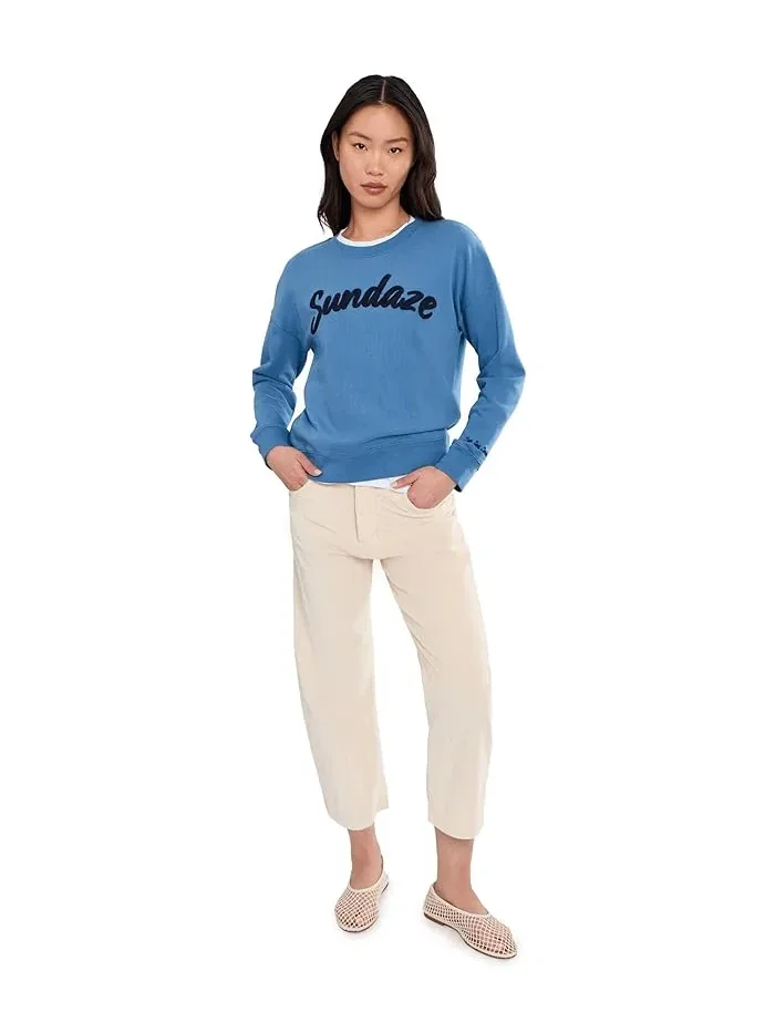 Свитшот с вышивкой Marina Del Mar Sundaze Tommy Bahama — изображение 2 из 5, индиго
