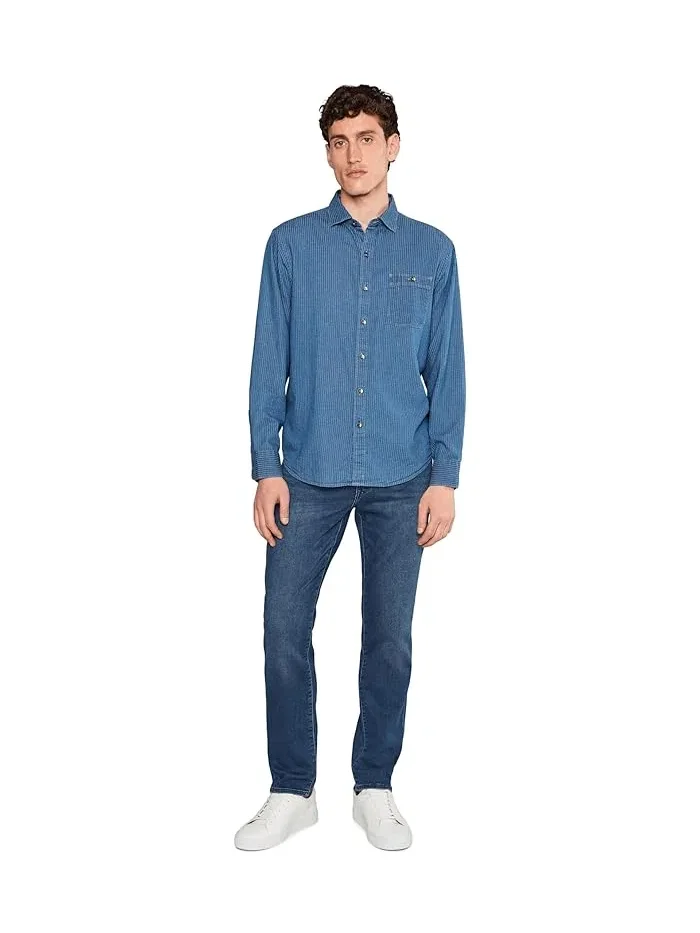 Джинсы высокой растяжимости The Brixton Joe's Jeans, Memphis — изображение 2 из 5, мемфисский узор