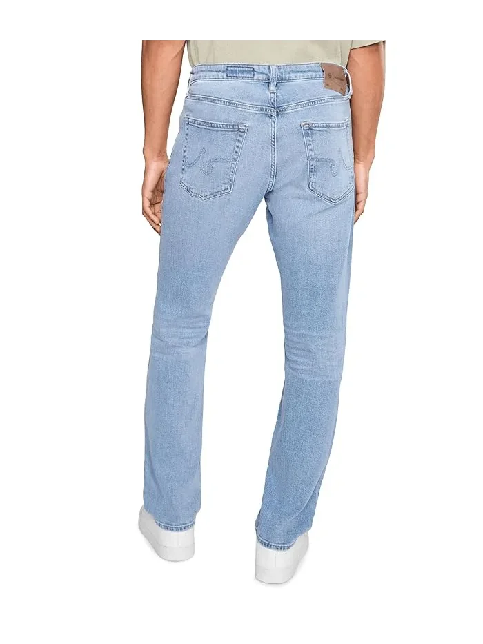 Джинсы slim straight Everett AG Jeans, 18 Years Vienna — изображение 4 из 5, коричневый