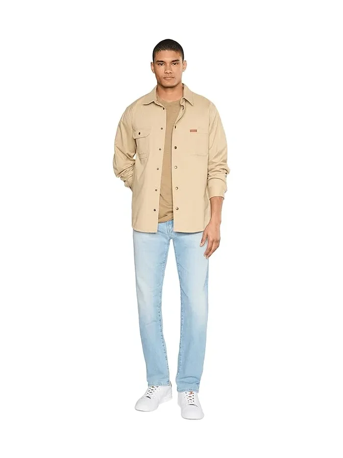 Джинсы slim straight модель Everett AG Jeans — изображение 2 из 5, классический серый