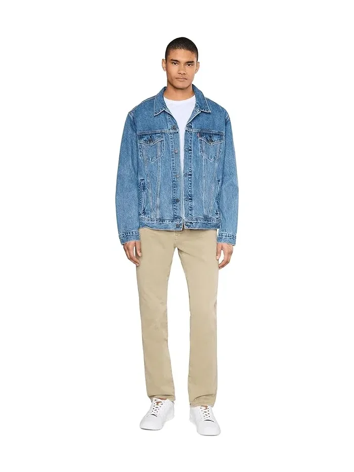 Джинсы slim straight Everett AG Jeans — изображение 2 из 5, бежевый