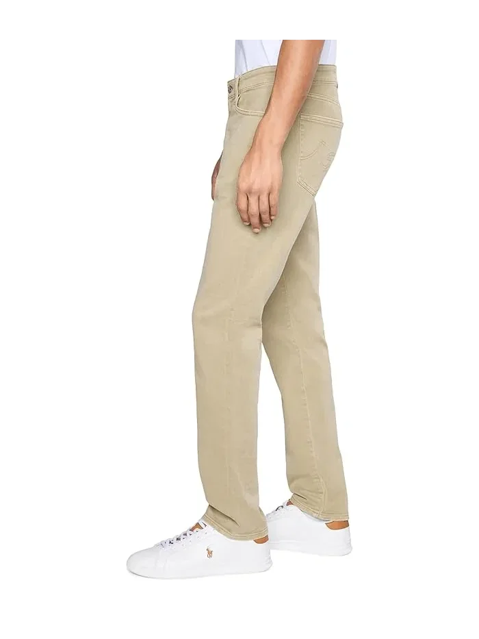 Джинсы slim straight Everett AG Jeans — изображение 3 из 5, бежевый