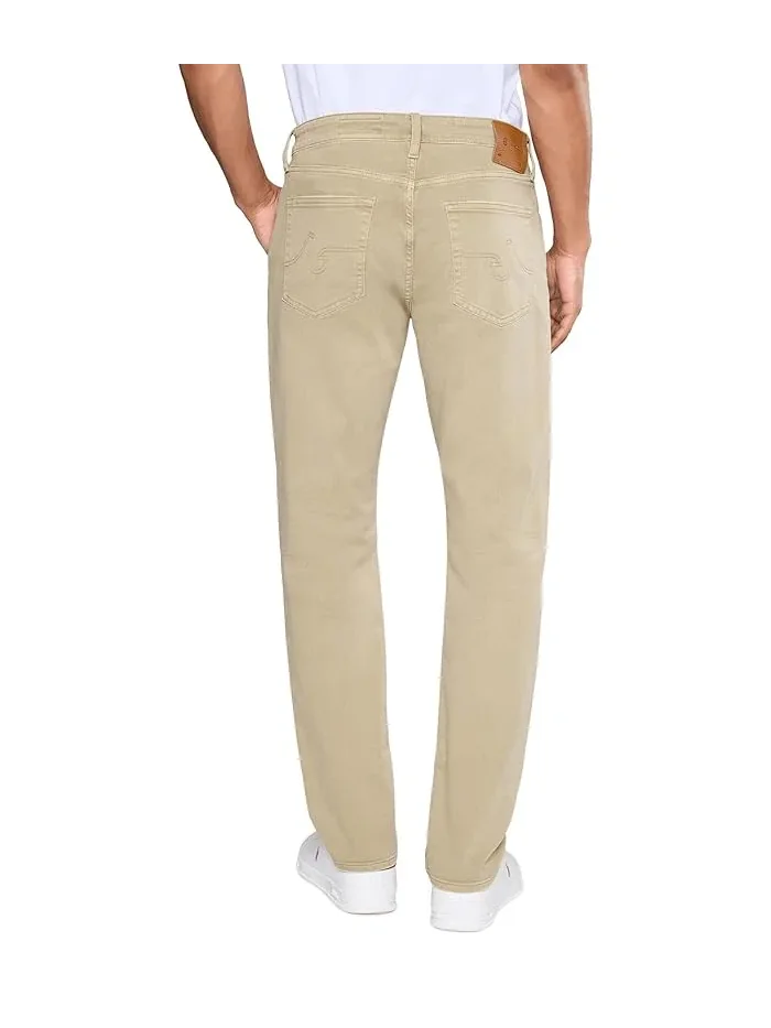 Джинсы slim straight Everett AG Jeans — изображение 4 из 5, бежевый