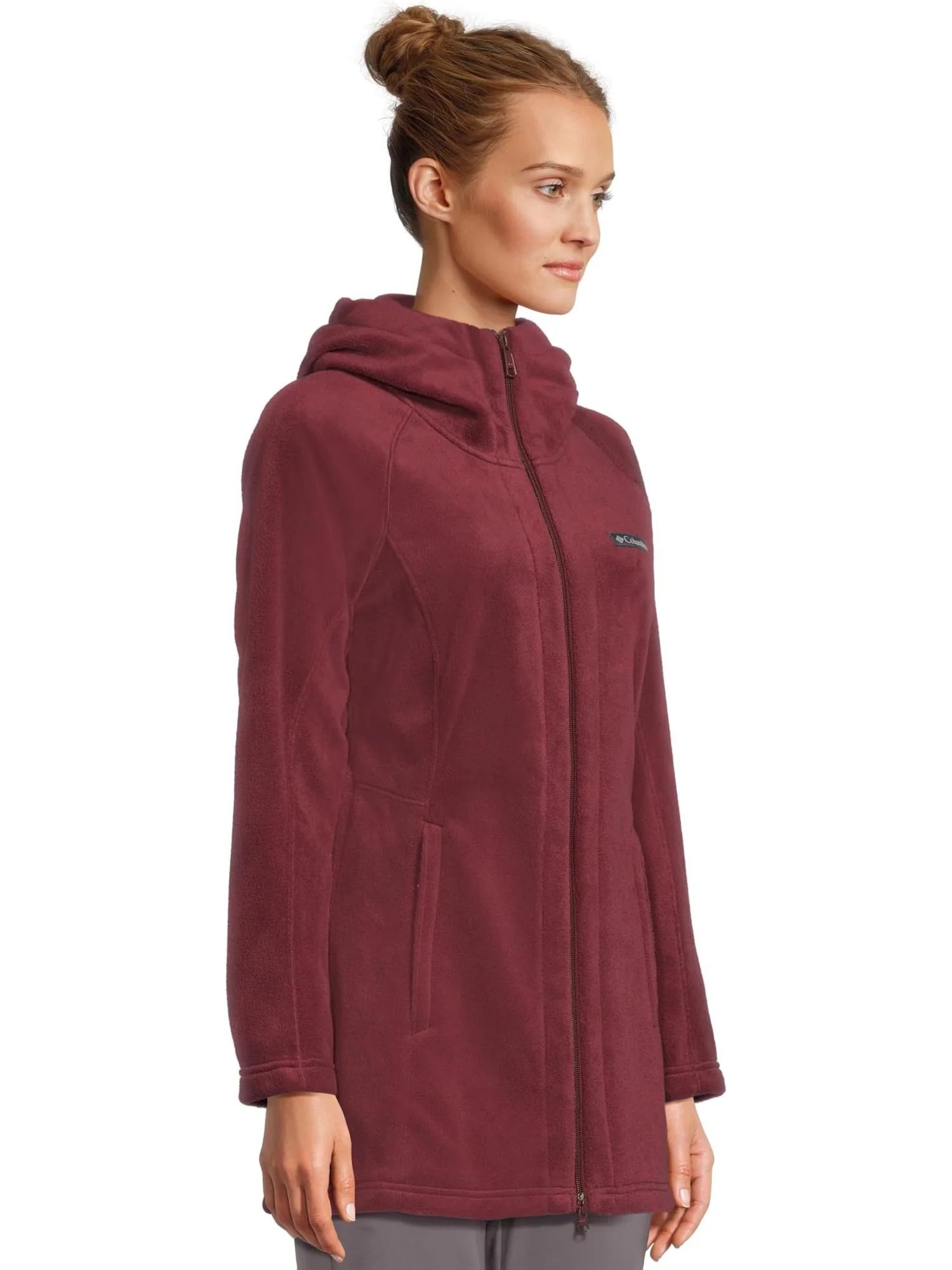 Худи Columbia Benton Springs II Long Hoodie — изображение 2 из 5, насыщенный винный