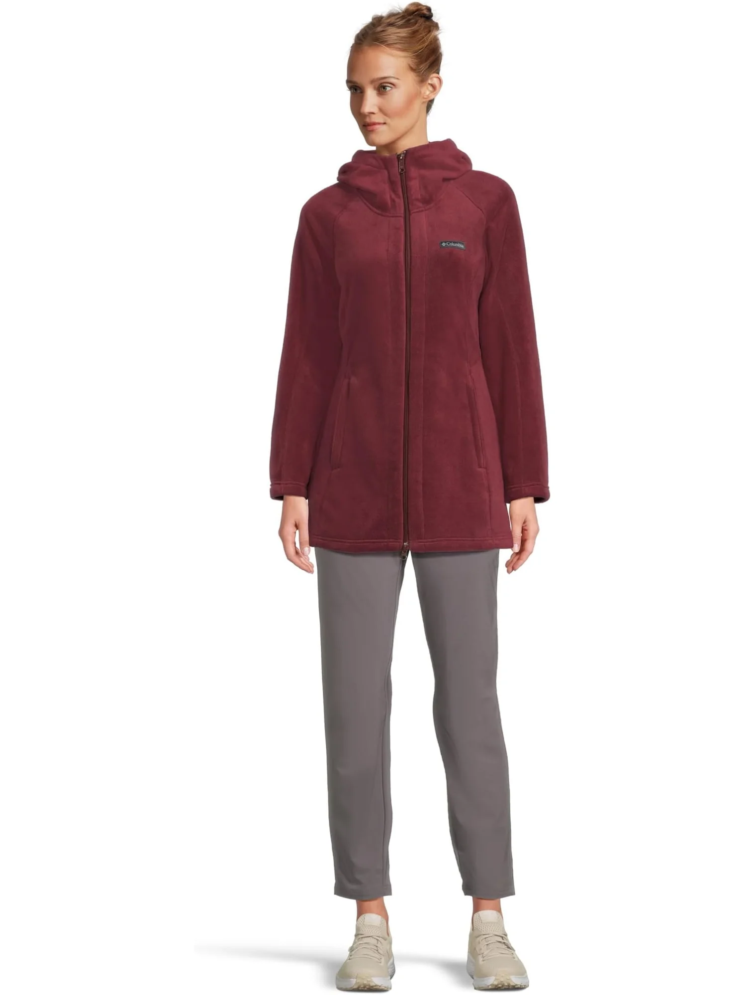 Худи Columbia Benton Springs II Long Hoodie — изображение 5 из 5, насыщенный винный