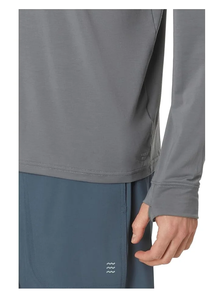 Худи Free Fly Elevate Lightweight Hoodie — изображение 3 из 4, дымчатый