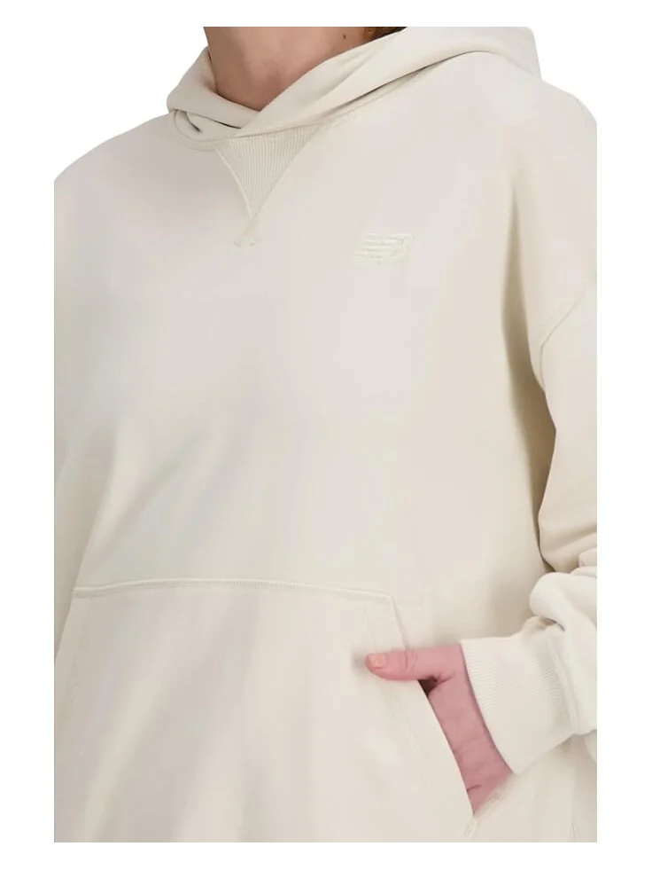 Худи New Balance Athletics French Terry Hoodie, цвет Linen — изображение 3 из 4