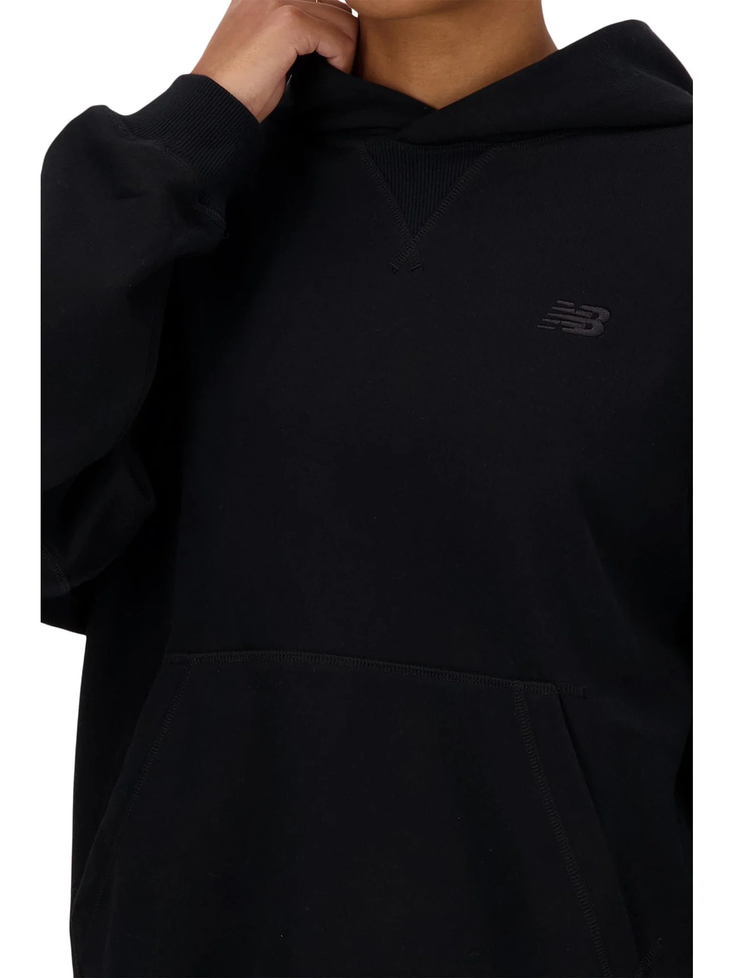 Худи New Balance Athletics French Terry Hoodie — изображение 3 из 4, черный