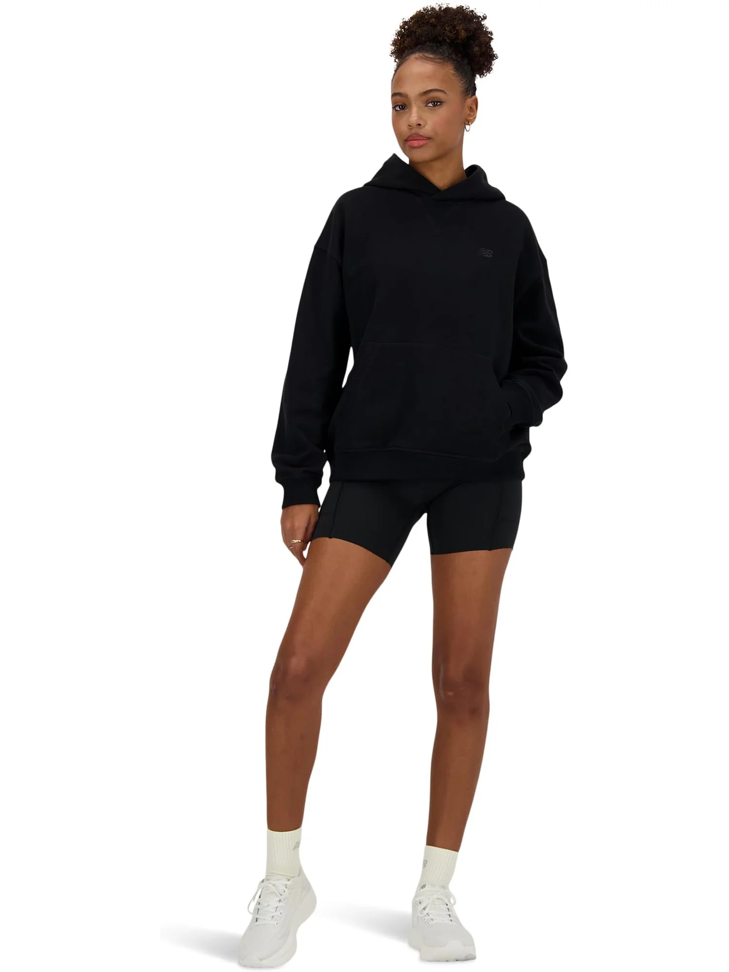 Худи New Balance Athletics French Terry Hoodie — изображение 4 из 4, черный