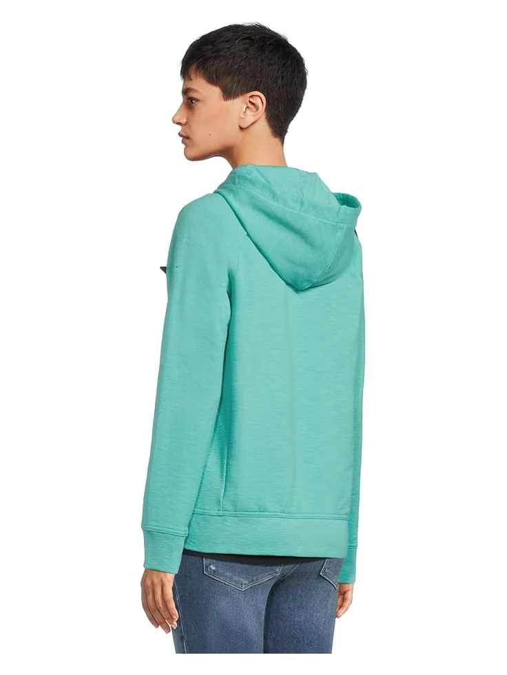Худи L.L.Bean Peaks Island Full-Zip Hoodie — изображение 3 из 5, ледниковый бирюзовый