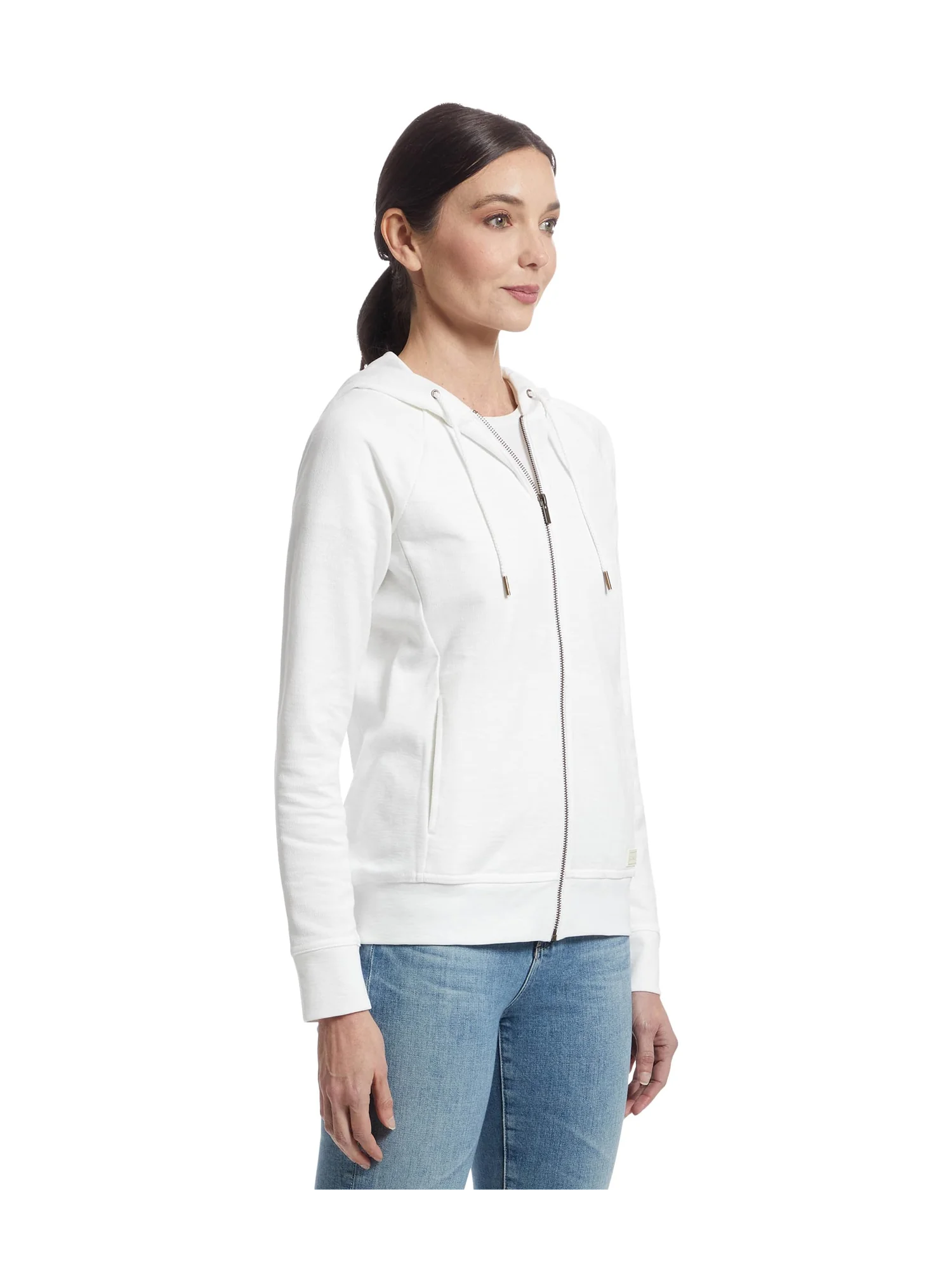 Худи L.L.Bean Peaks Island Full-Zip Hoodie — изображение 2 из 5, белый