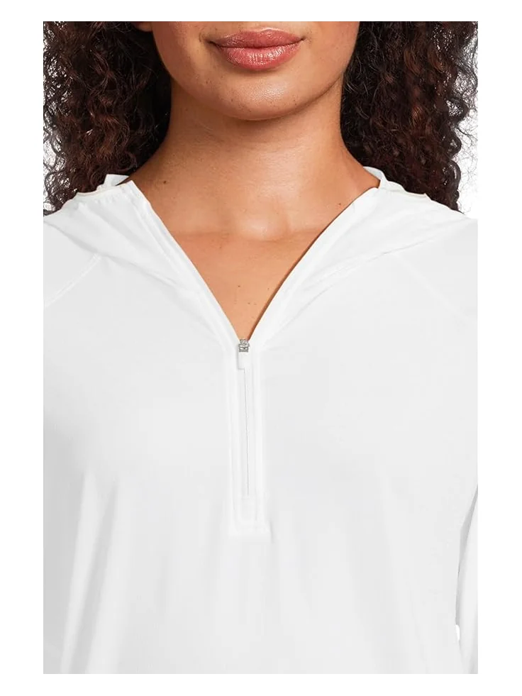 Худи Helly Hansen Shine Solen 1/2 Zip Hoodie — изображение 4 из 5, белый