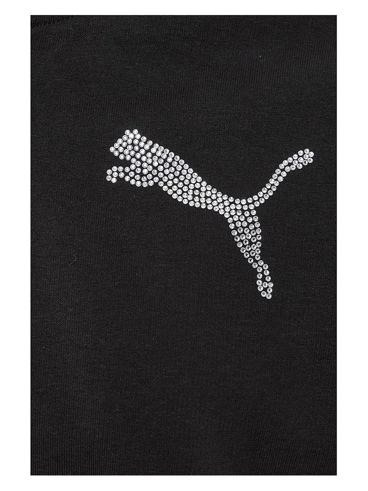 Женский укороченный худи PUMA Essentials Graphics Bedazzled — изображение 5 из 5, черный