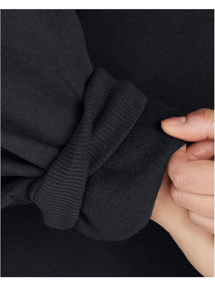 Женский оверсайз худи Under Armour Rival Fleece — изображение 3 из 3, черный/белый