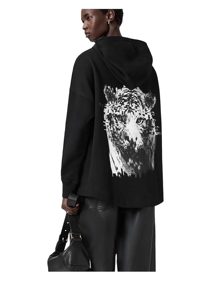 Женский худи AllSaints Static Etie — изображение 2 из 5, черный