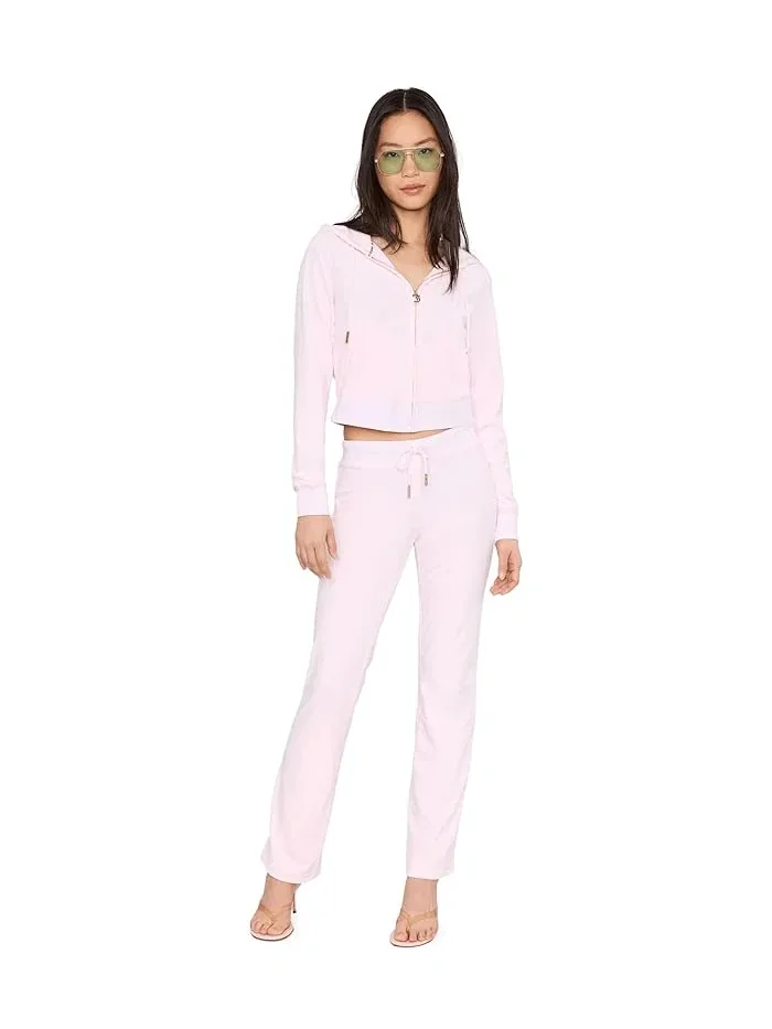 Худи Velour с золотым блеском на спине Juicy Couture — изображение 2 из 5, белый