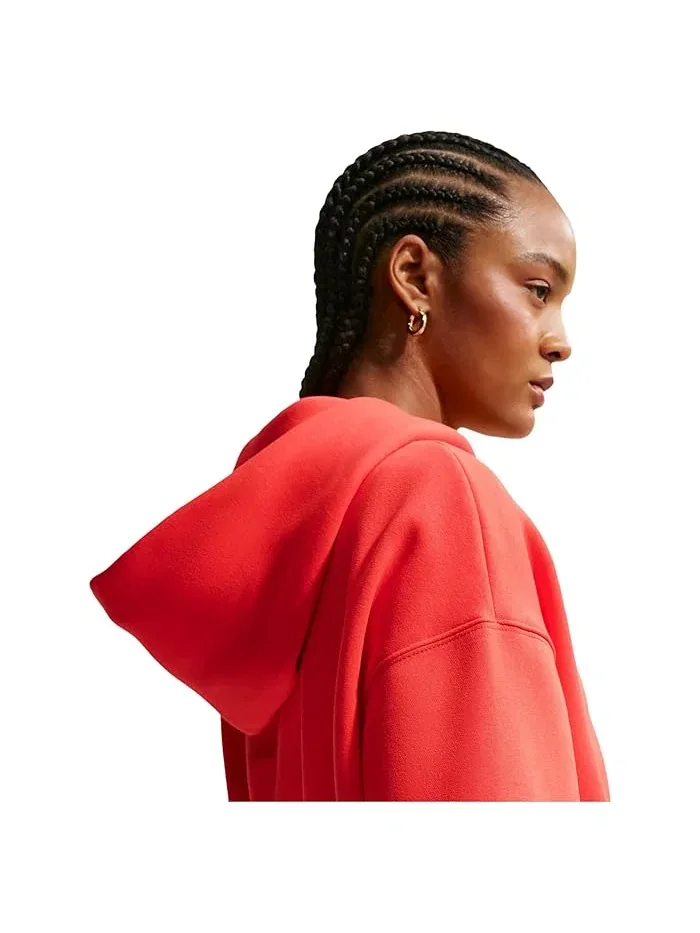 Худи Nike Sportswear Phoenix Fleece Oversized Crop Henley — изображение 3 из 5, белый