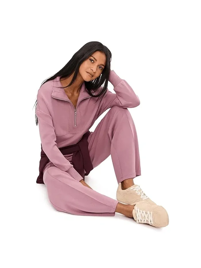Худи Varley Molly Half Zip Longline — изображение 2 из 5, сиреневый