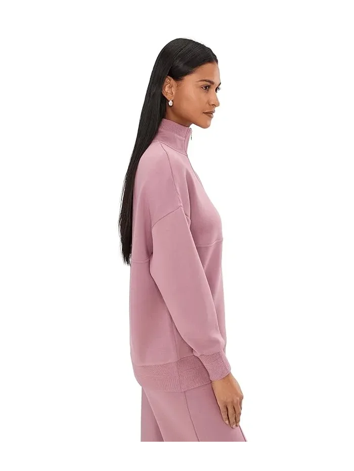 Худи Varley Molly Half Zip Longline — изображение 3 из 5, сиреневый