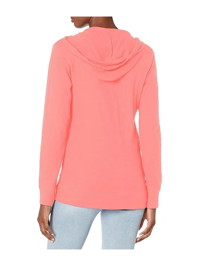 Худи с капюшоном Slub Jersey Hanes — изображение 2 из 2, прозрачный