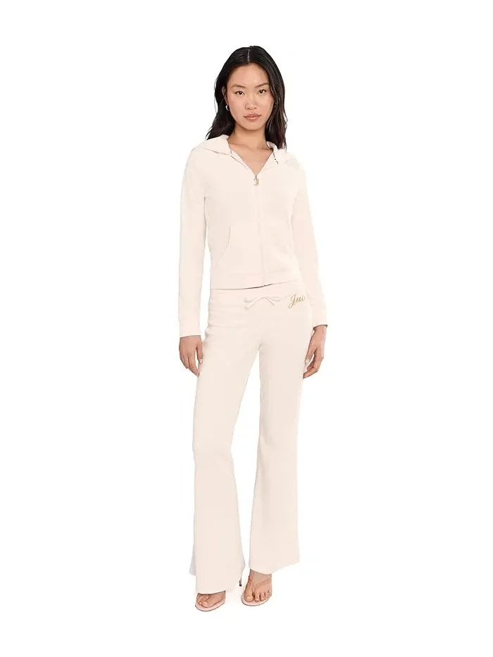 Худи Heritage Track Jacket с контрастным кантом Juicy Couture — изображение 2 из 5, белый